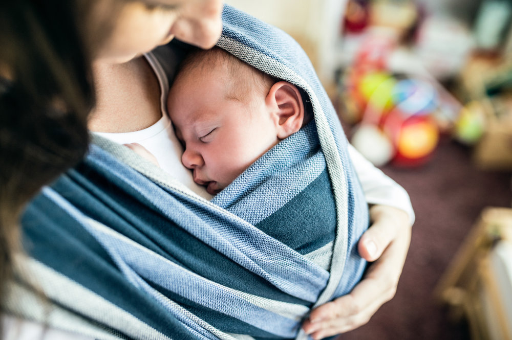 Illustration for the Work-Home-Life article Struggling to Get Work Done with a Baby? This Might Help.